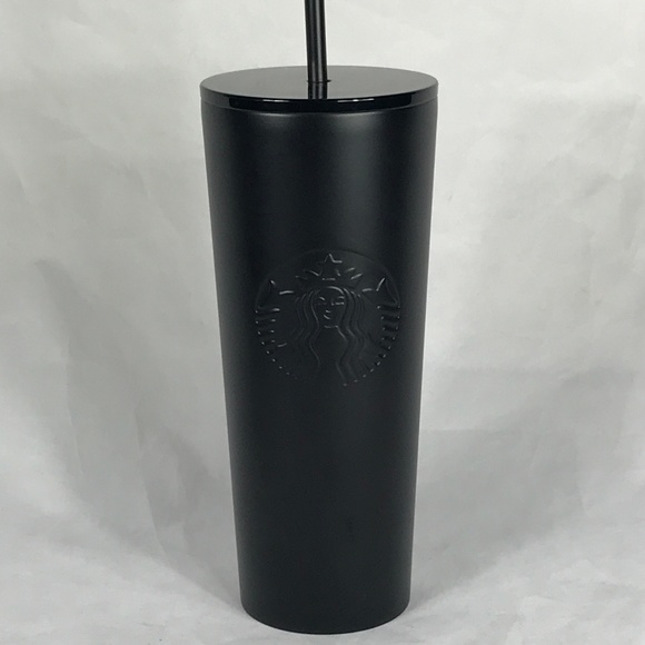 Starbucks Other - NWT Starbucks Matte Black Stainless Steel Tumbler